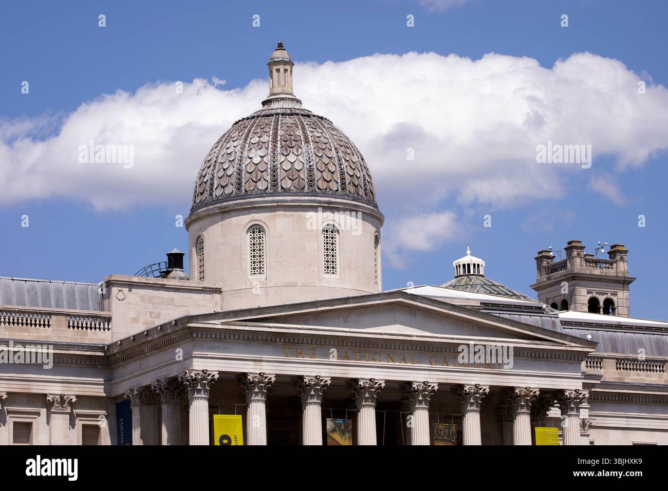 The National Gallery Trafalgar Square Westminster London Stock Photo