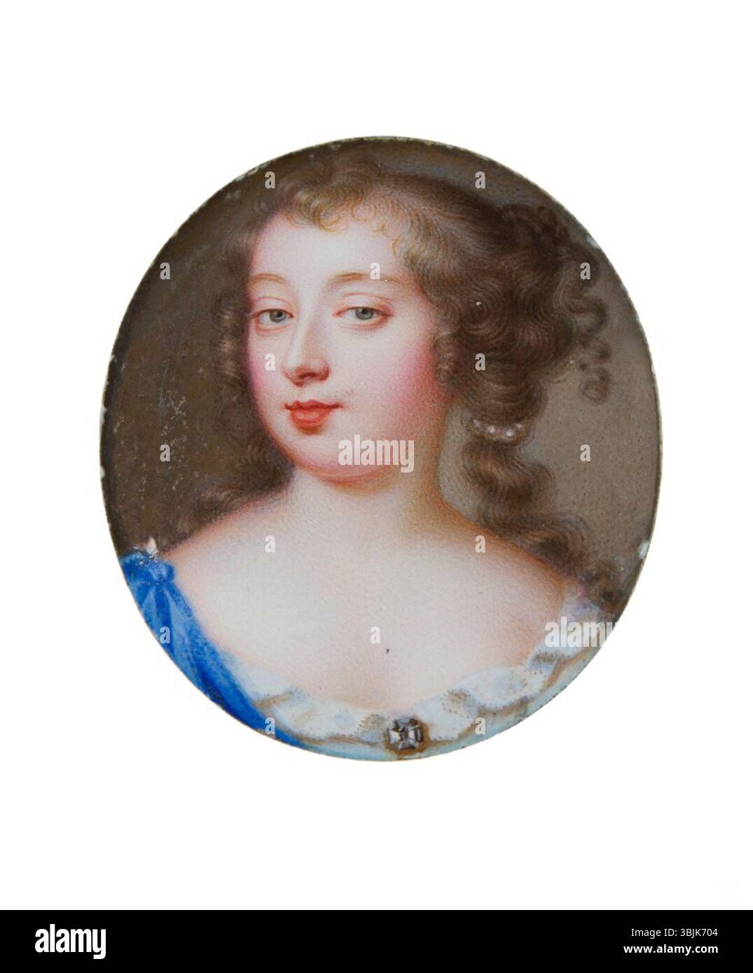 Jean Petitotโs 17th-century enamel portrait of Anne de Rohan-Guรฉmรฉnรฉ ...