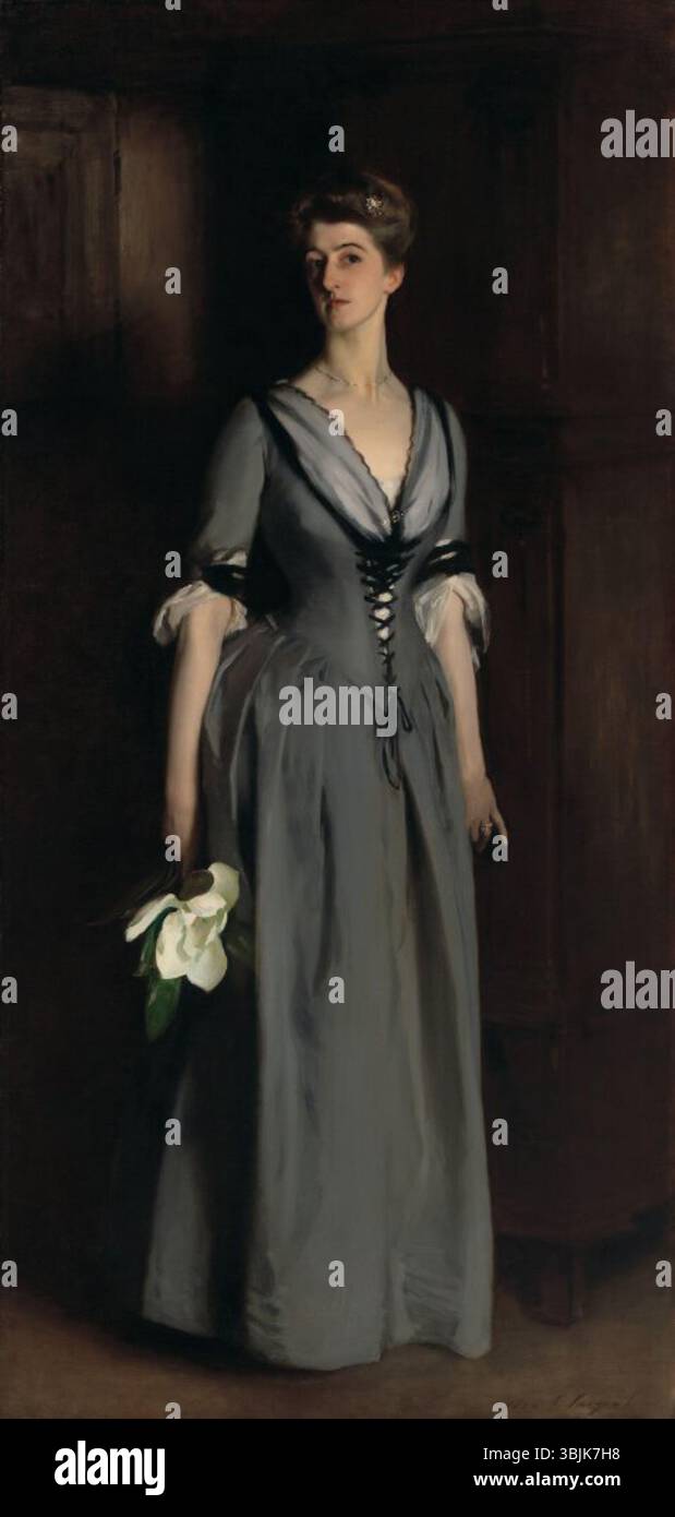 John Singer Sargent's 1884 portrait of Mrs Albert Vickers (Edith Foster ...