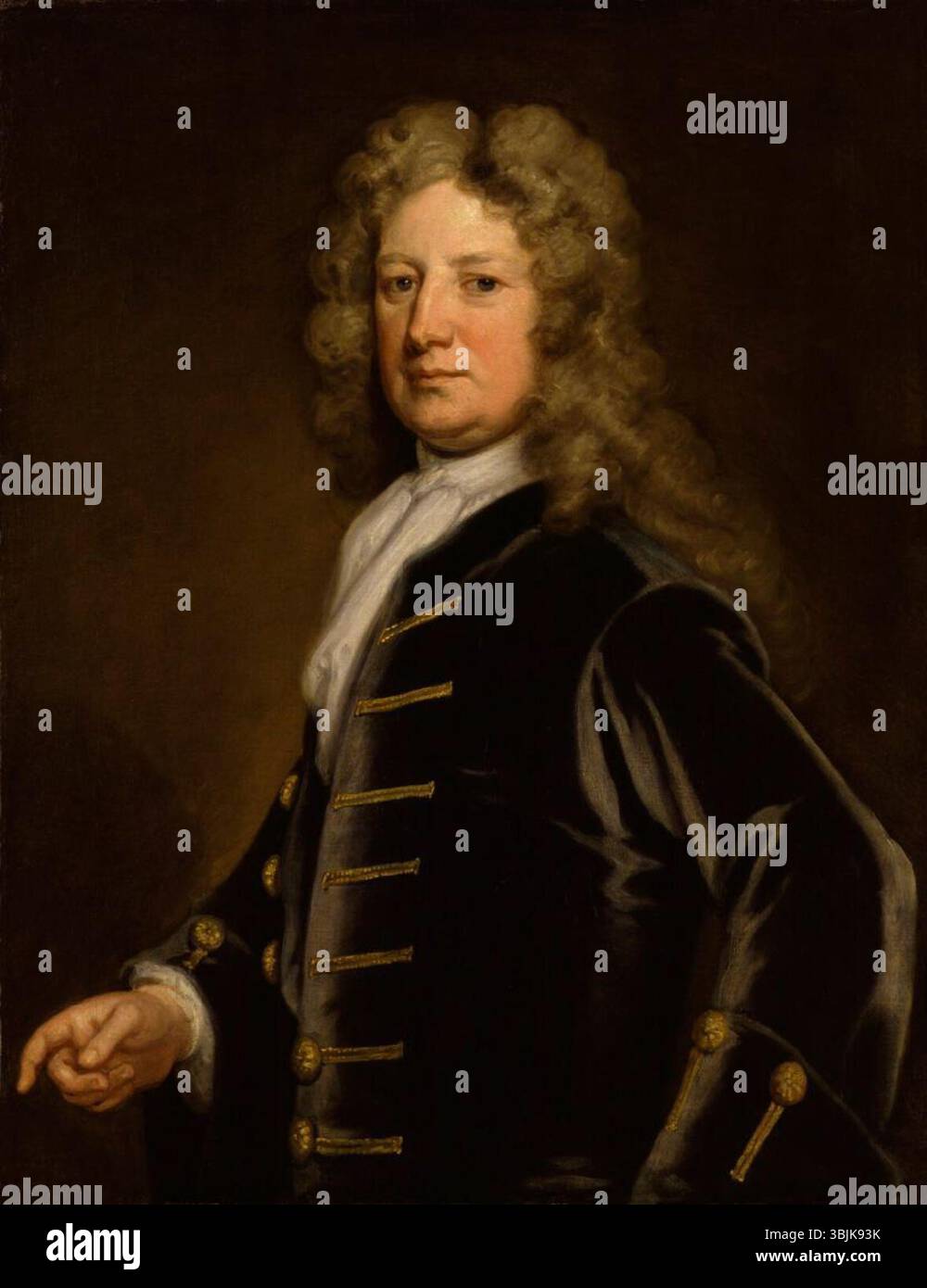 Godfrey Kneller’s portrait, painted around 1715, shows Thomas Wharton ...
