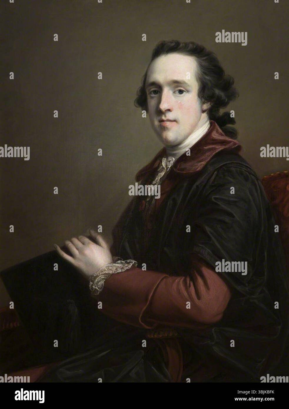 Cotes, Francis; George Harry Grey (1737-1819), Lord Grey of Groby, Later 5th Earl of Stamford; National Trust, Dunham Massey; http://www.artuk.org/artworks/george-harry-grey-17371819-lord-grey-of-groby-later-5th-earl-of-stamford-130751 Stock Photo