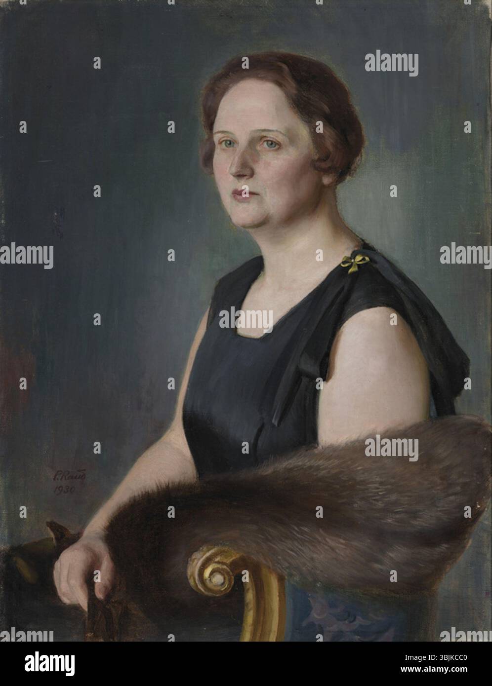 Paul Raud’s *Helmi Mauritza portree* (Portrait of Helmi Mauritza) from ...