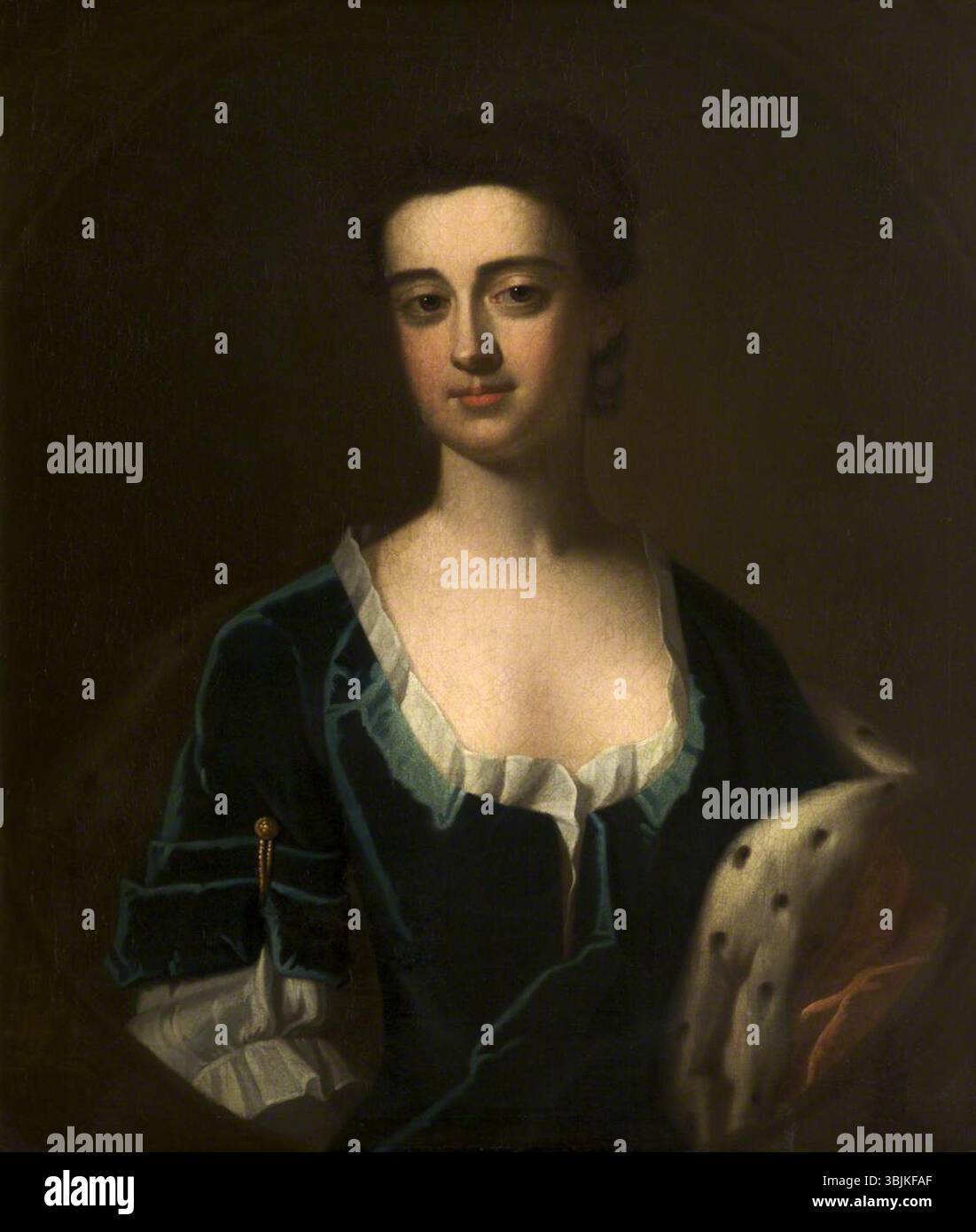 Dahl I, Michael; Lady Mary Booth (1704-1772), Countess of Stamford; National Trust, Dunham Massey; http://www.artuk.org/artworks/lady-mary-booth-17041772-countess-of-stamford-130758 Stock Photo