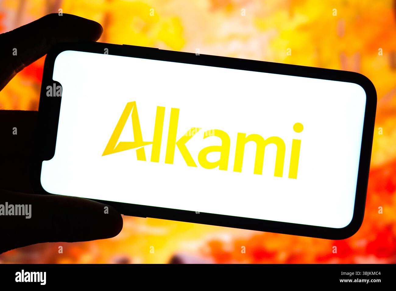 China. 15th June, 2025. In this photo illustration, the logo of Alkami ...