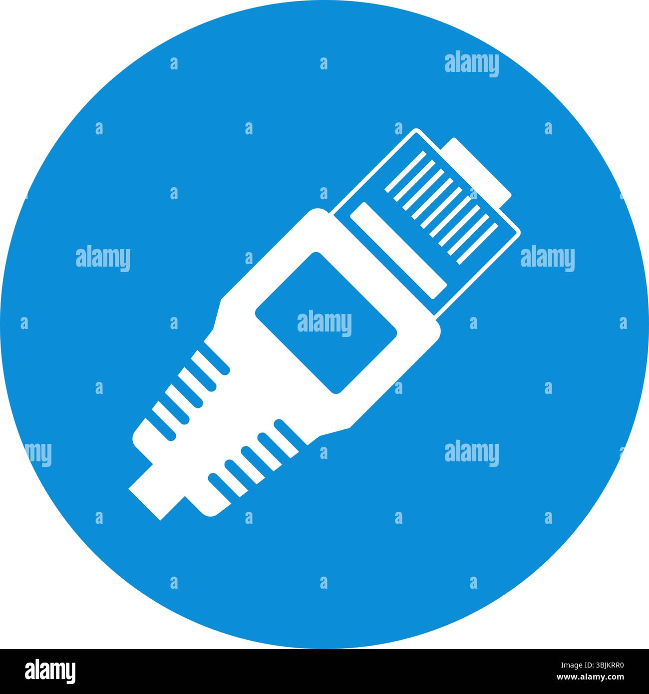 Computer port icon design template Stock Vector