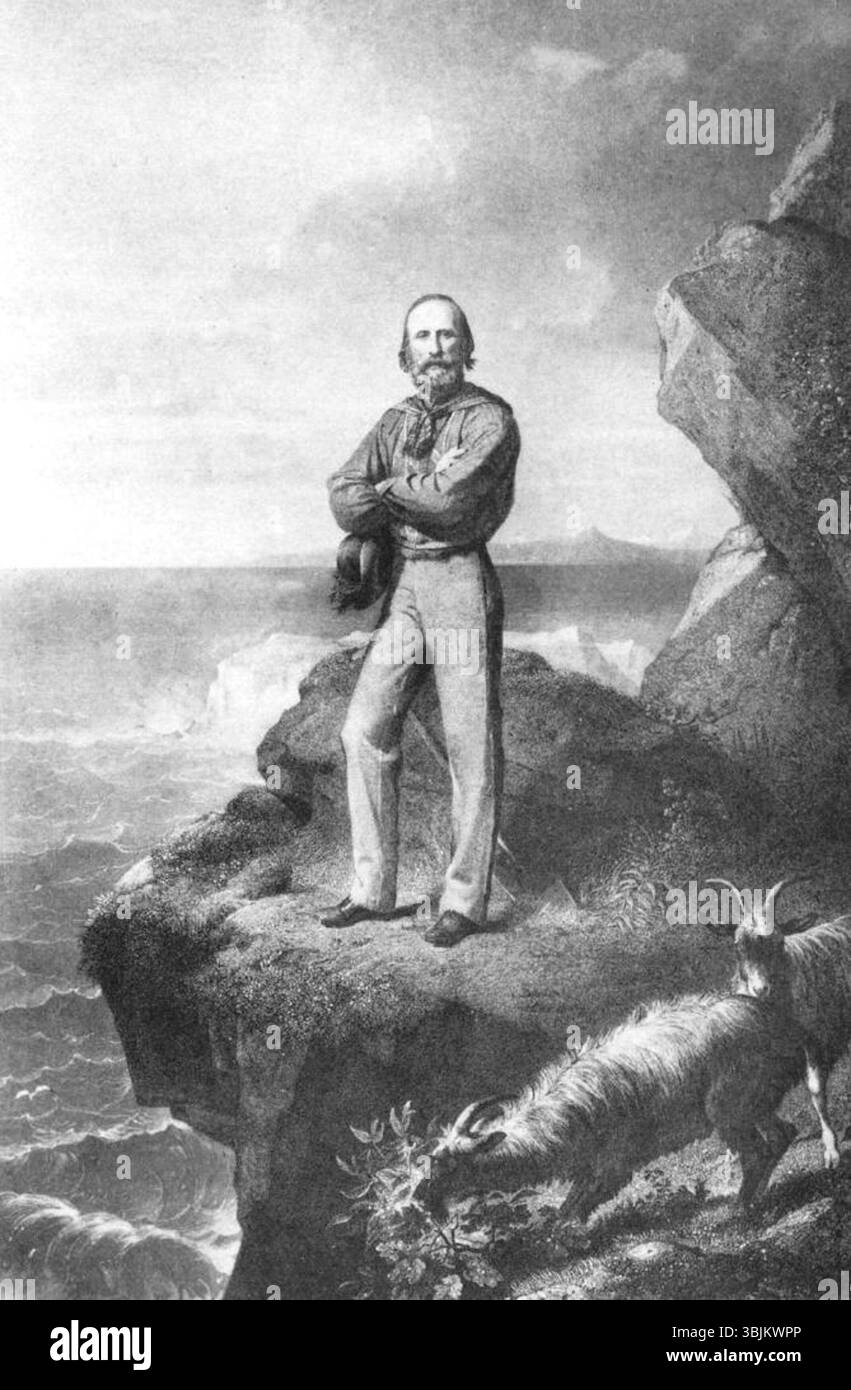 'Garibaldi in His Island Home, Caprera' by Thomas Jones Barker is an ...
