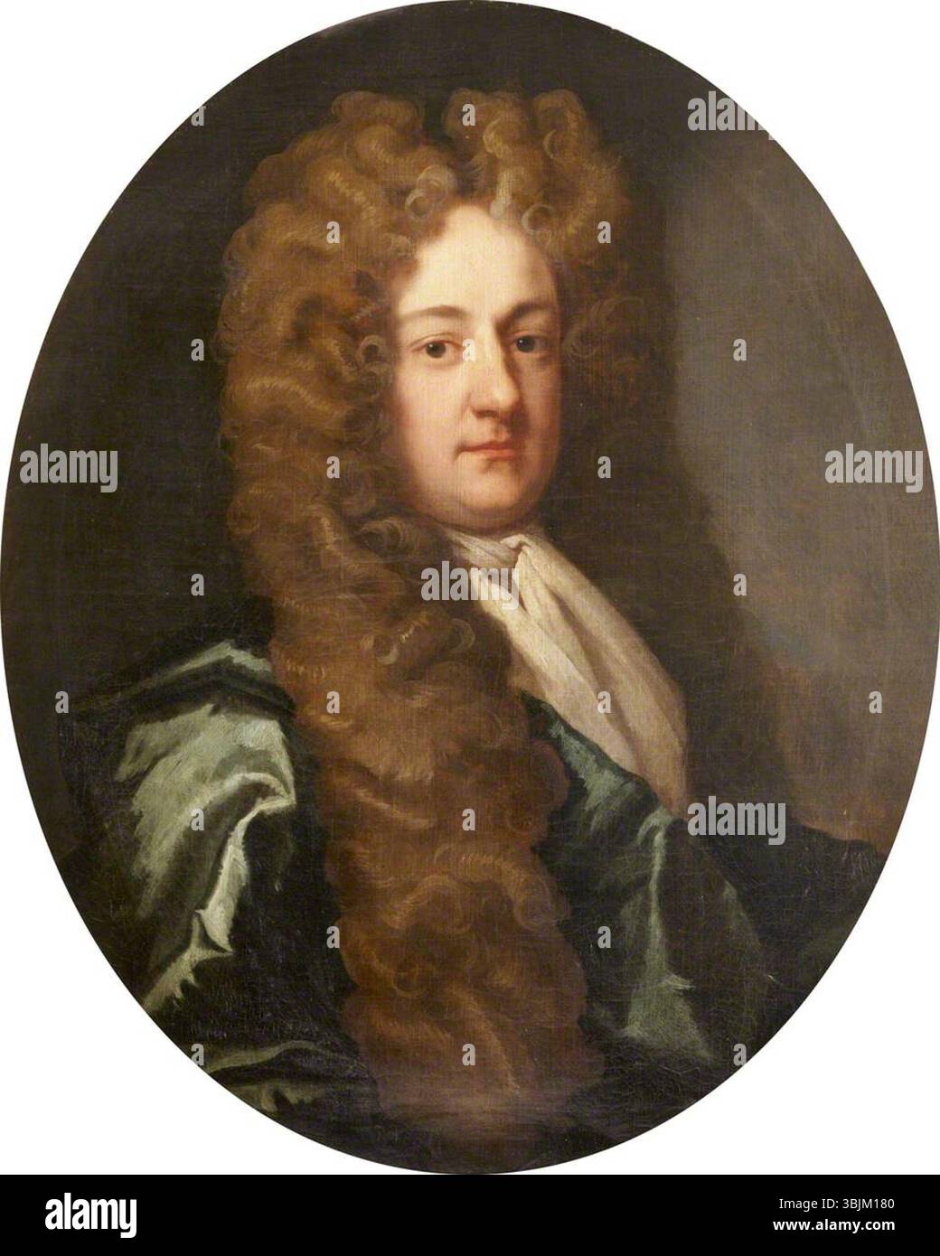 Dahl I, Michael; George Booth (1675-1758), 2nd Earl of Warrington; National Trust, Lanhydrock; http://www.artuk.org/artworks/george-booth-16751758-2nd-earl-of-warrington-100737 Stock Photo