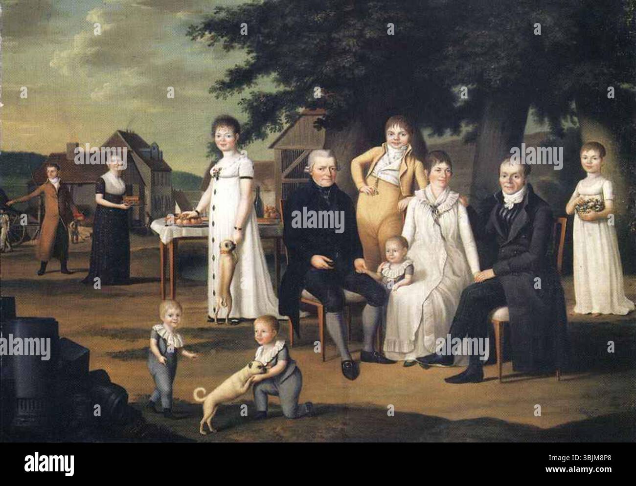 Middle class family 19th century hi-res stock photography and