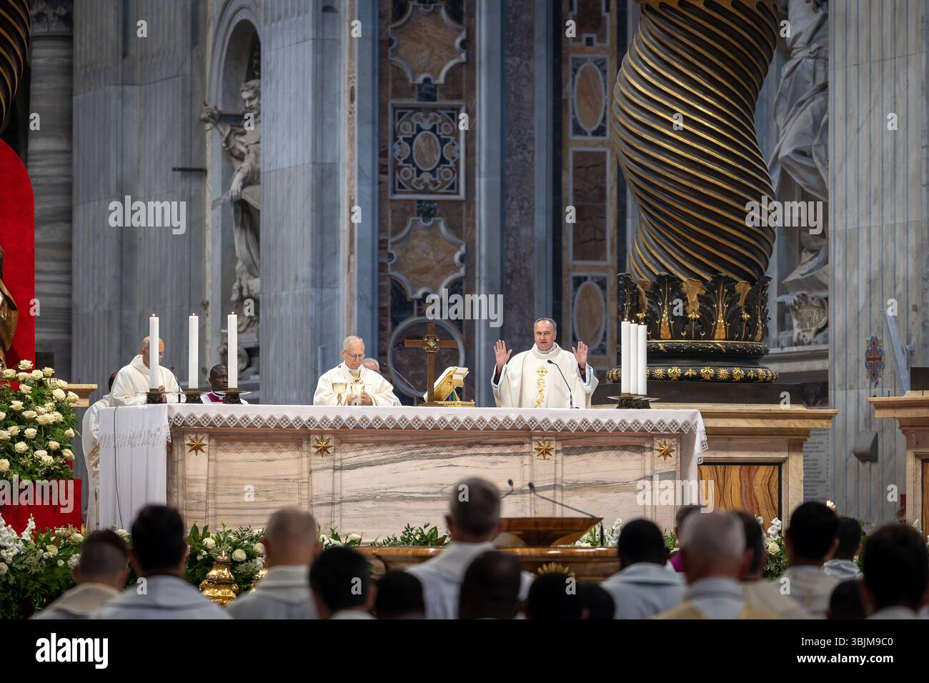 Pope Leo XIV celebrates Holy Mass in the Vatican Basilica Vatican City ...