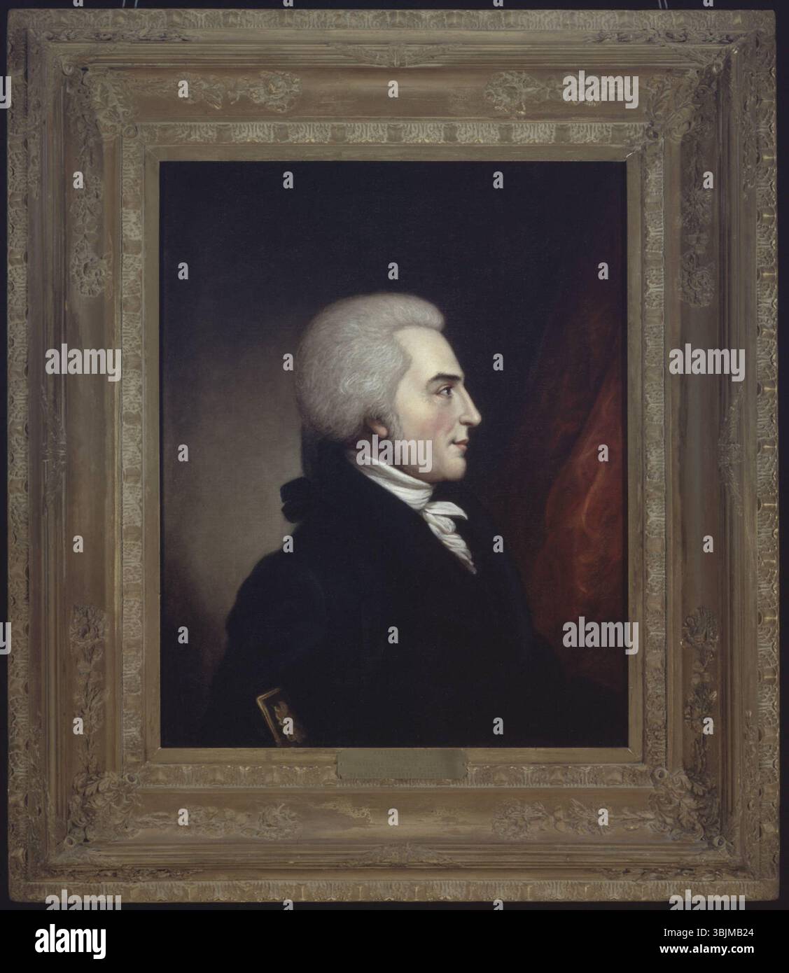 This 19th-century oil portrait by Charles Willson Peale features ...