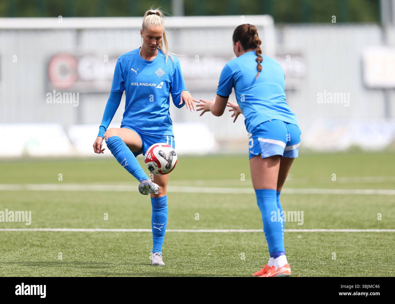 Falkirk, Scotland, June 2nd 2025: Birta Georgsdóttir of Iceland is seen ...