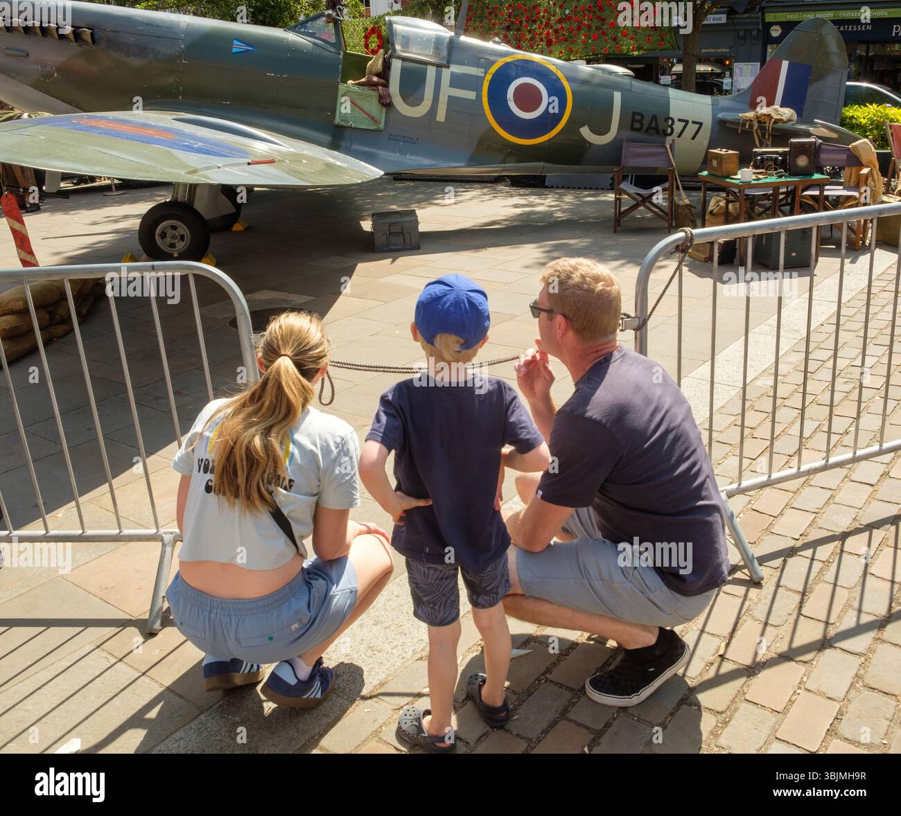 VE Day celebrations in Henley-on-Thames, Oxfordshire Stock Photo