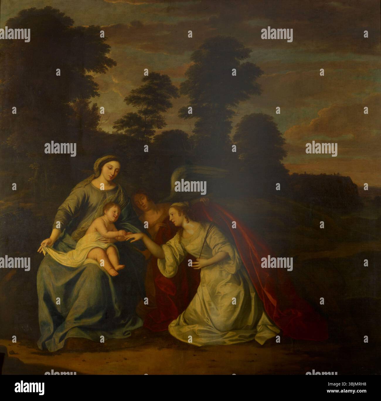 The mystic marriage of st catherine of alexandria hi-res stock ...