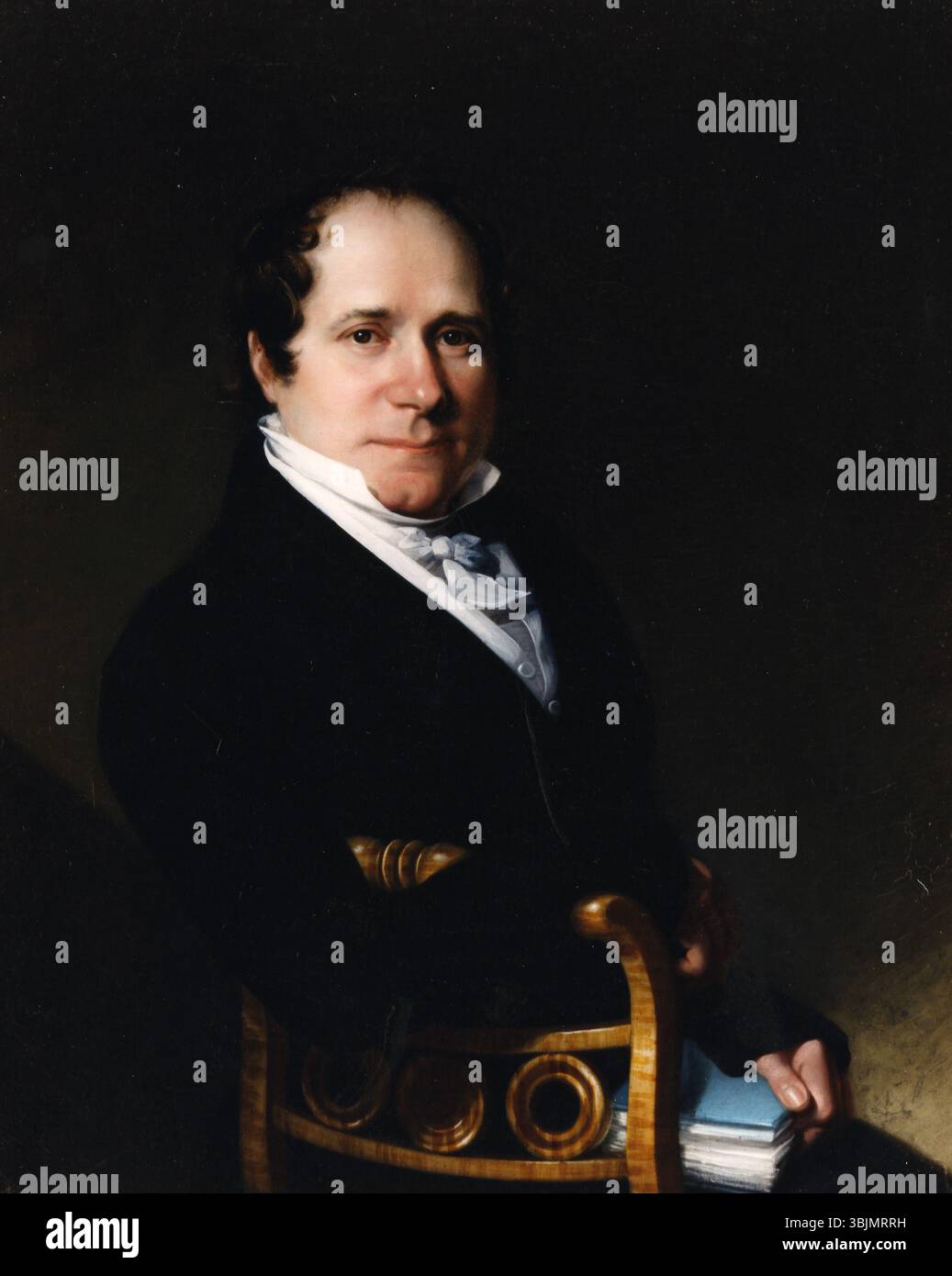 Chester Harding's 1820 portrait of Thomas Baker Johnson, brother of ...