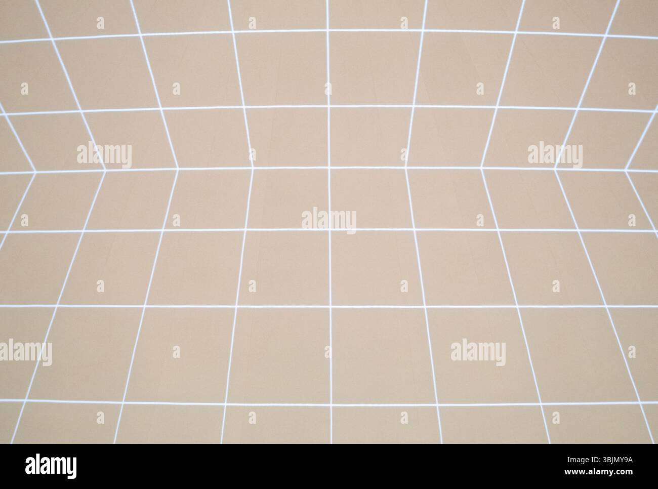 3D mesh, square texture, light background Stock Photo