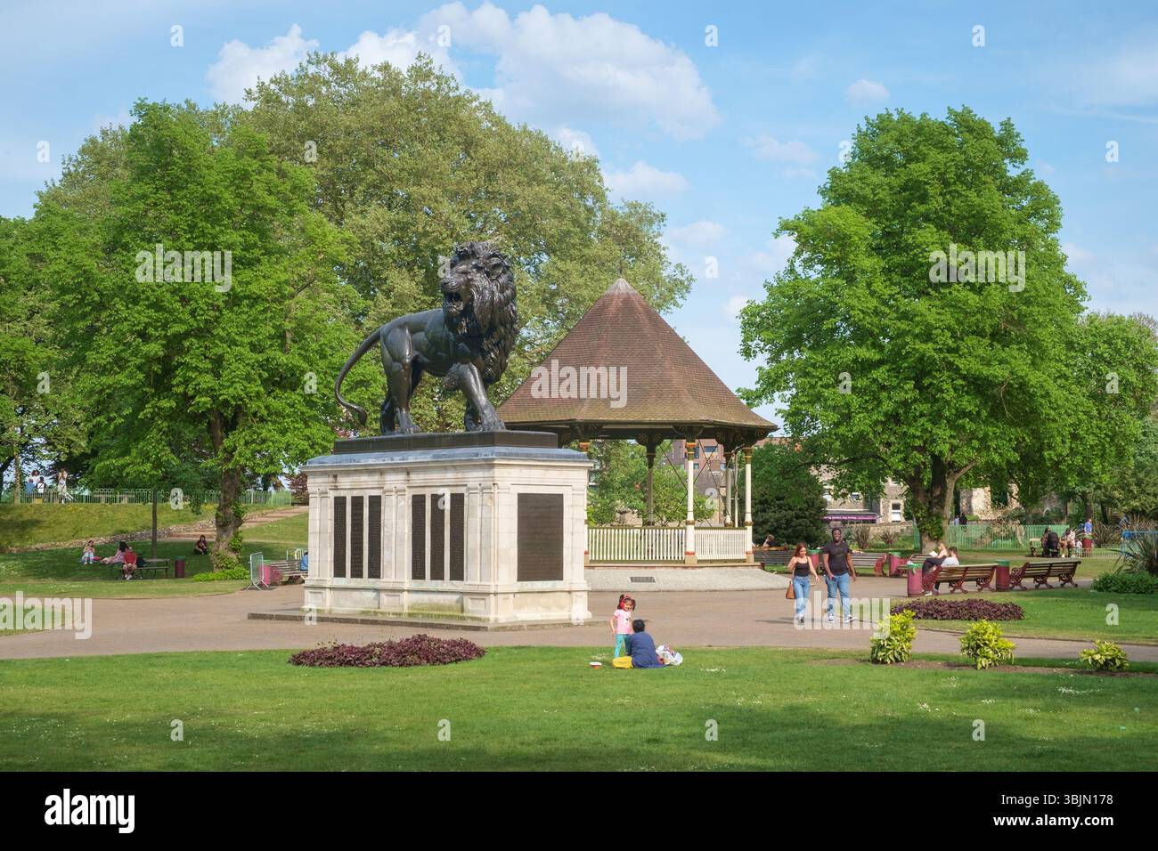 Forbury Gardens, Reading, Berkshire Stock Photo