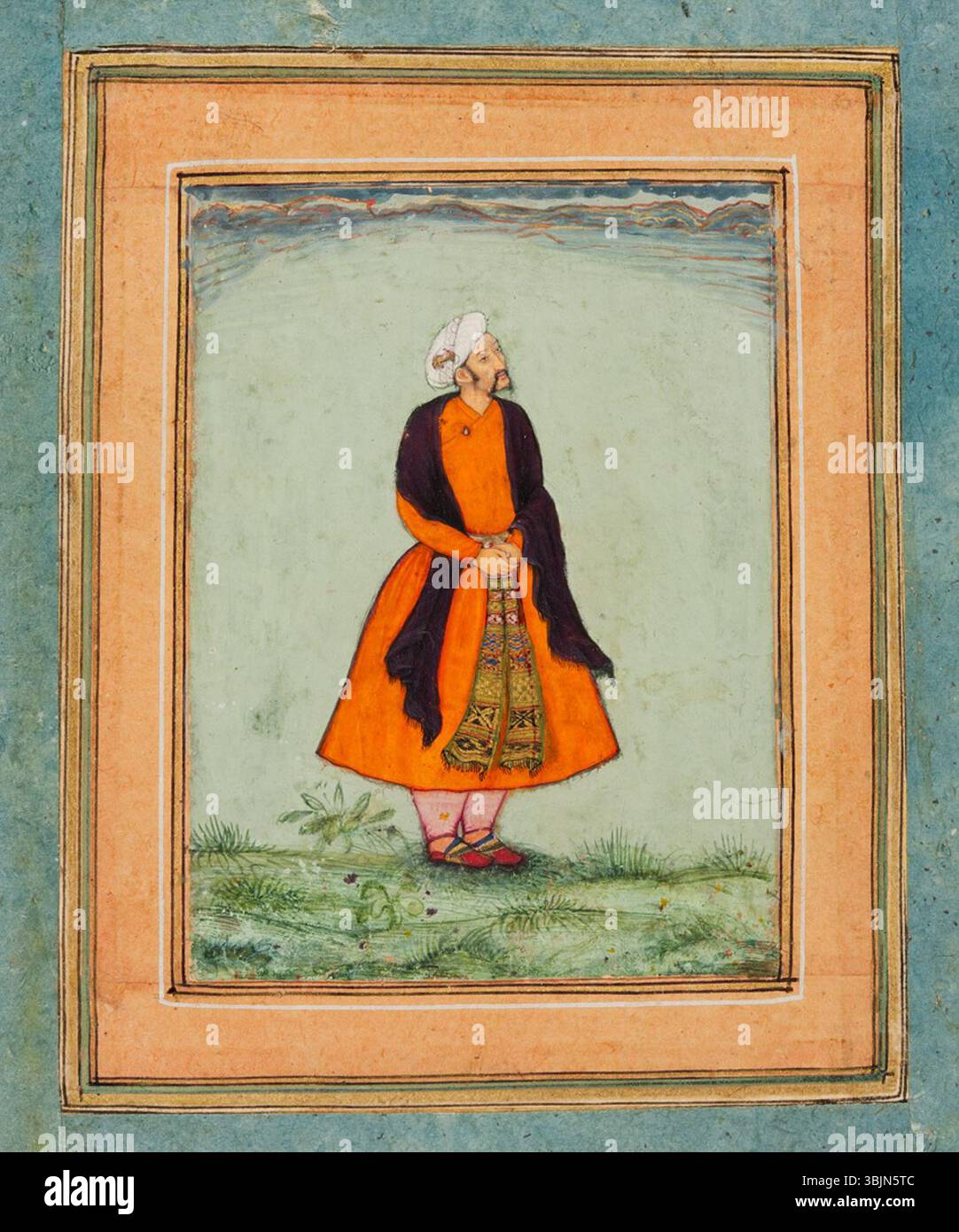 Attributed to Basawan, this 16th-century Mughal painting depicts a ...