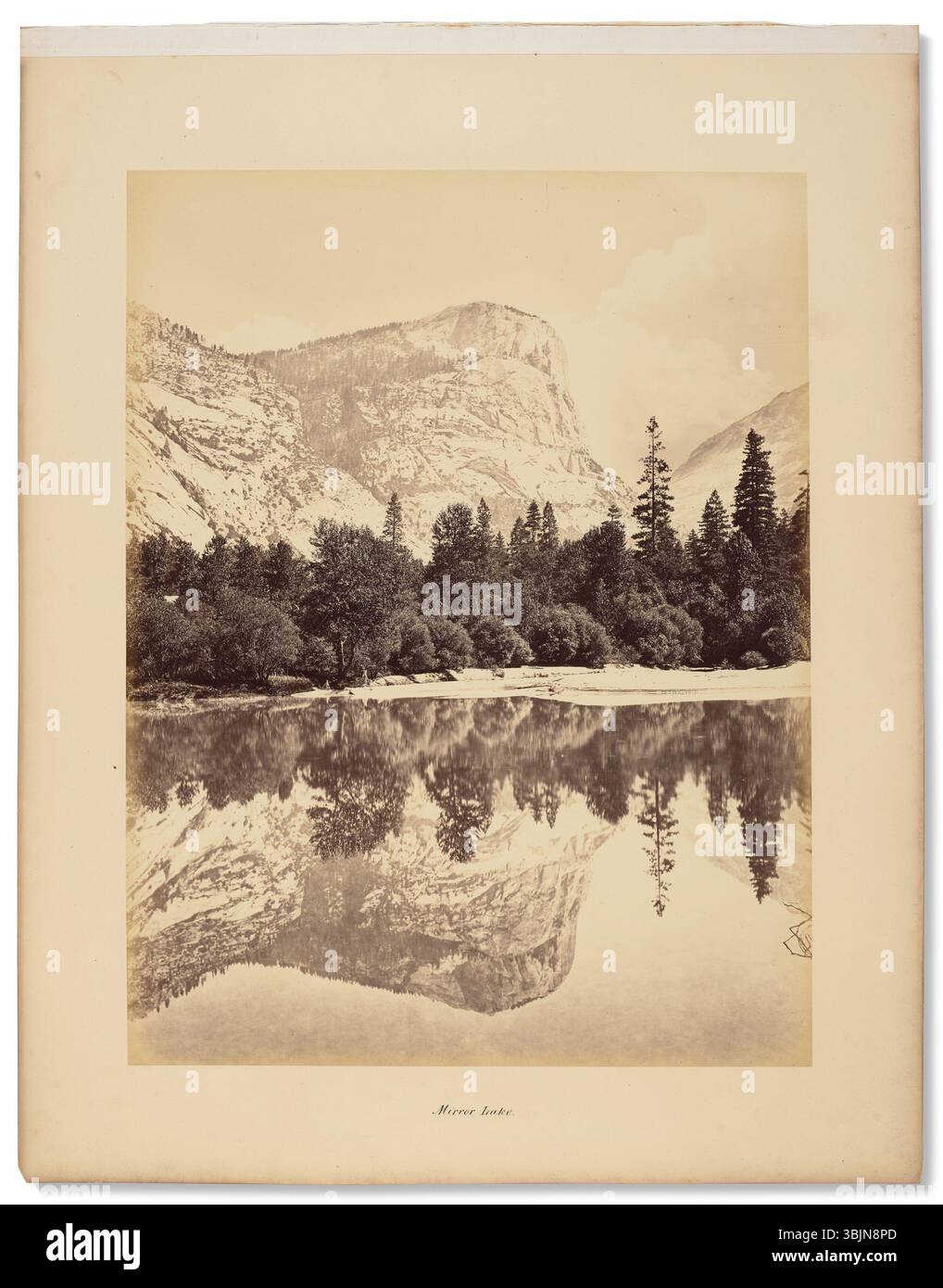 Carleton E. Watkins’ *Mount Watkins Fully Reflected in Mirror Lake ...