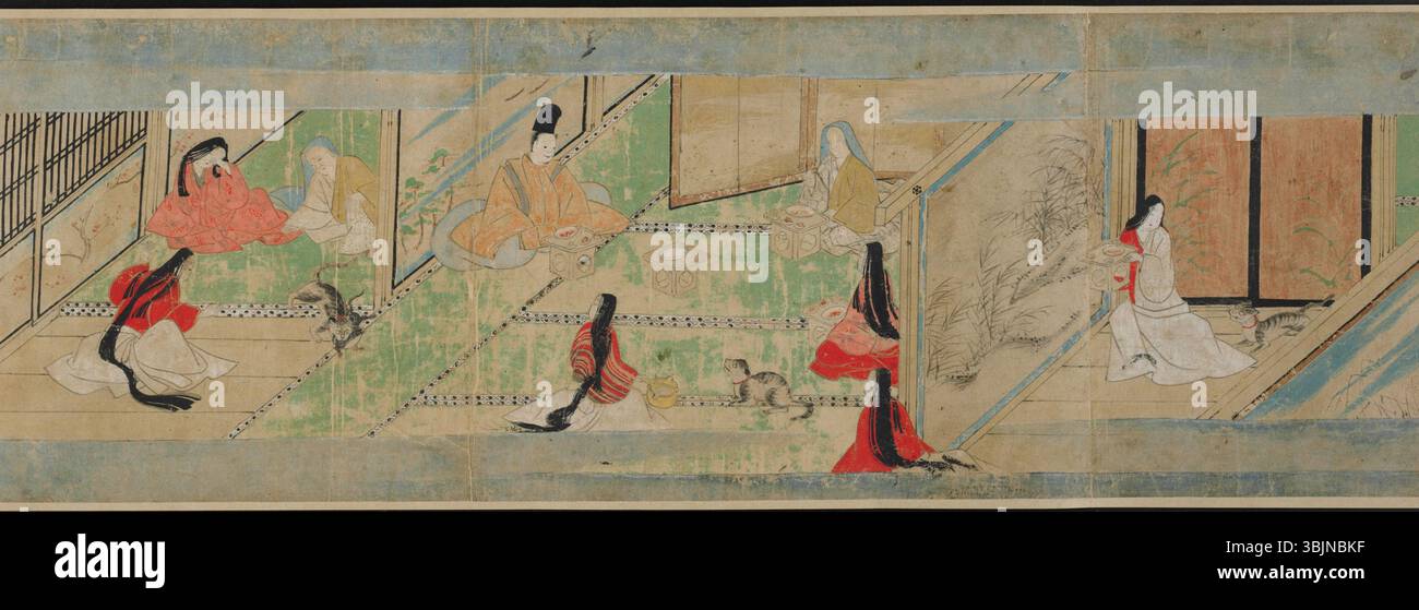Tale About Rats Attributed to Tosa Mitsunobu, *Tale of the Rat (Nezumi zshi emaki)* is ...