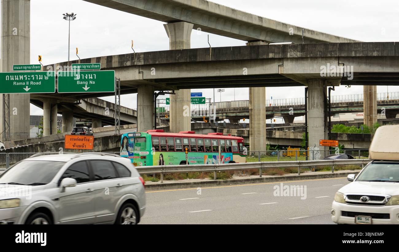 Motorway flyovers Stock Photo