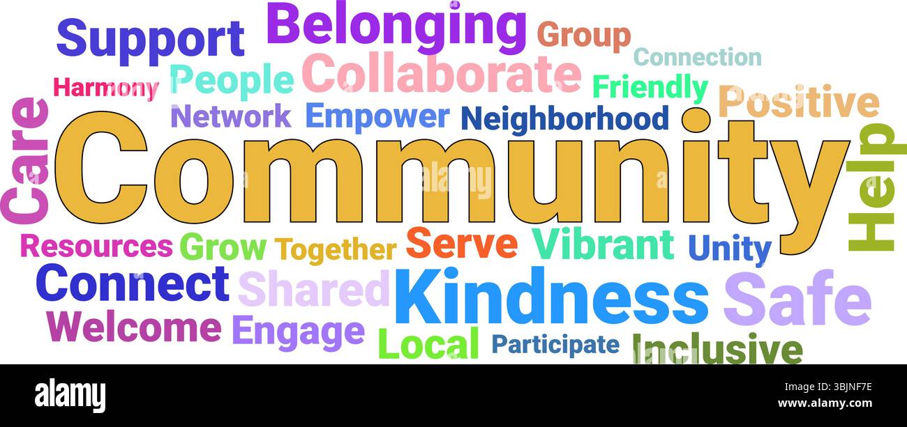 Neighborhood help Stock Vector Images - Alamy