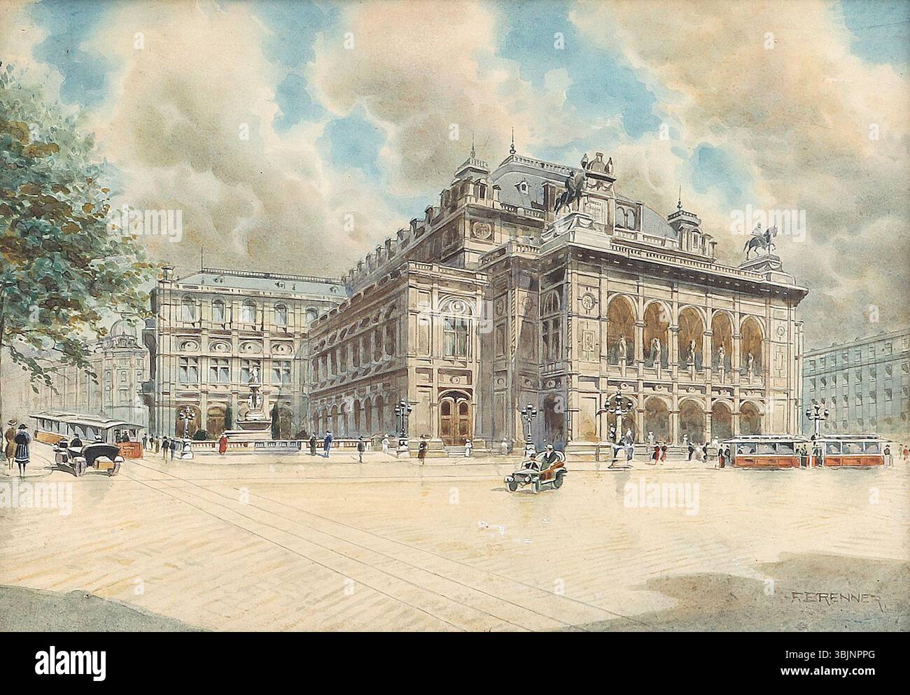 Oper Stand Von Wien Franz Brenner