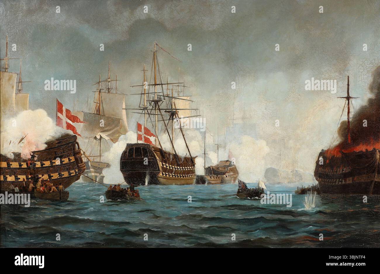 'The Battle of Copenhagen, April 1801' by Christian Mølsted is a ...