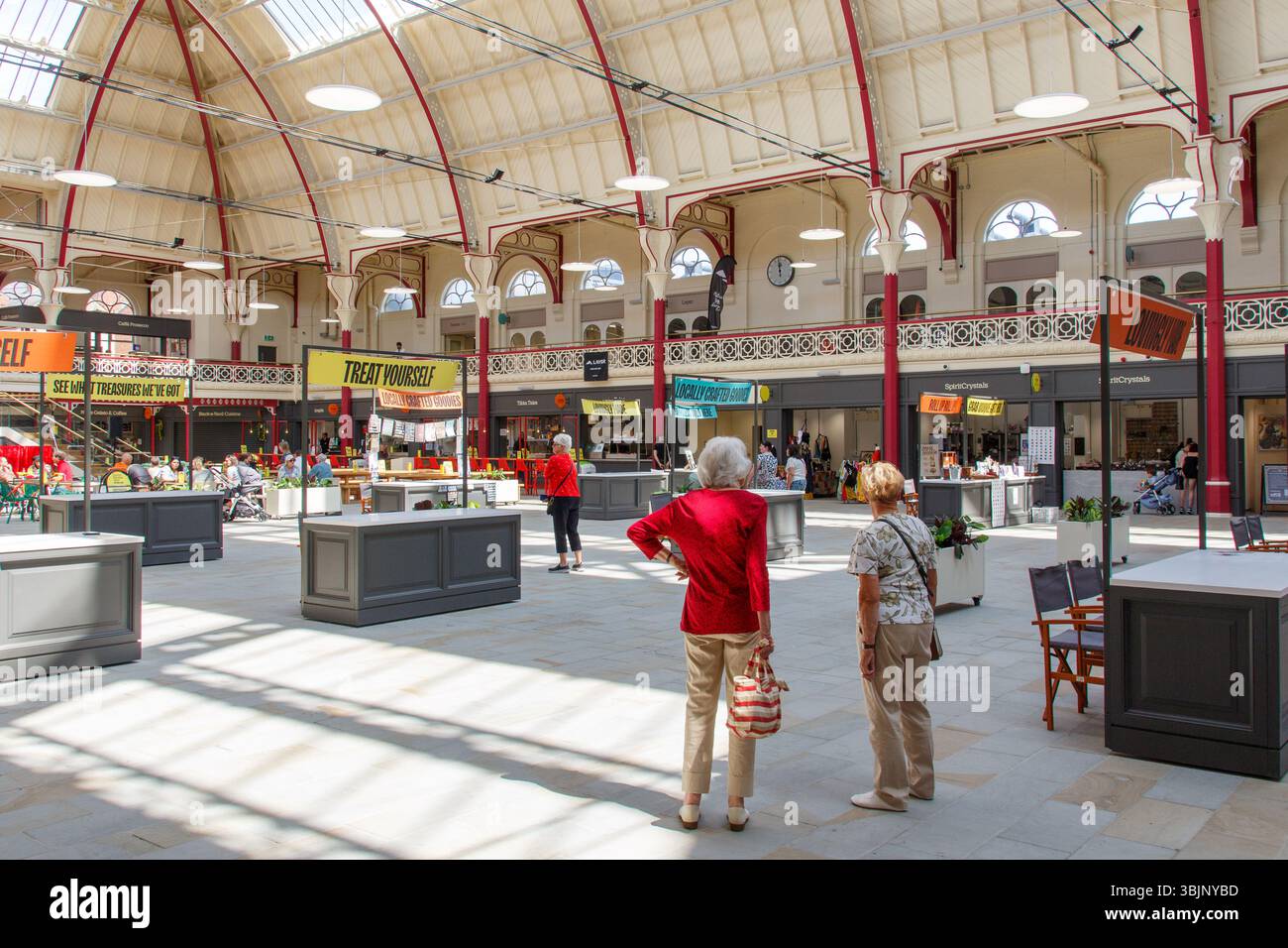 Derby Market Hall Stock Photo