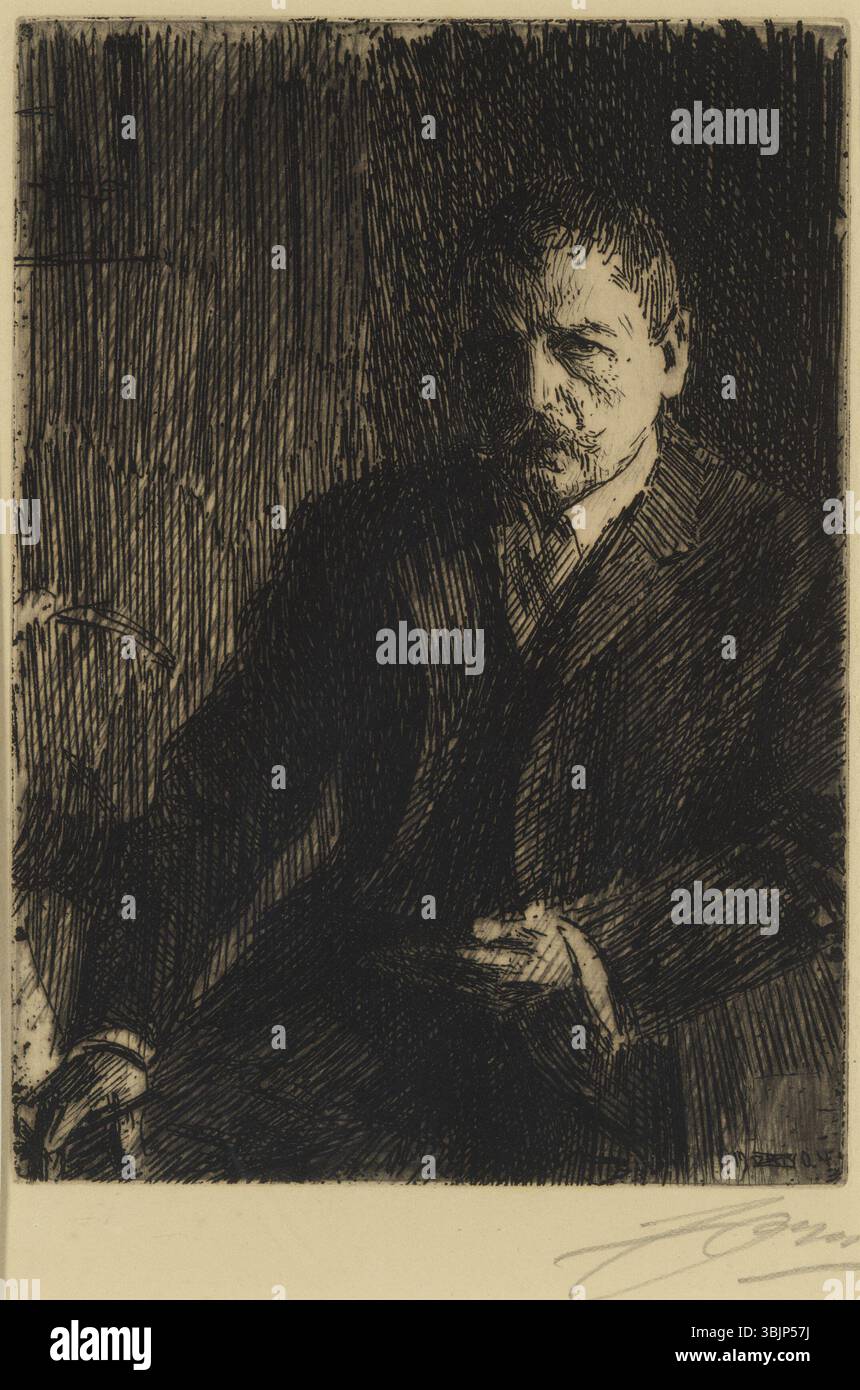 *Self-portrait* (1904) by Anders Zorn shows the artist reflecting on ...