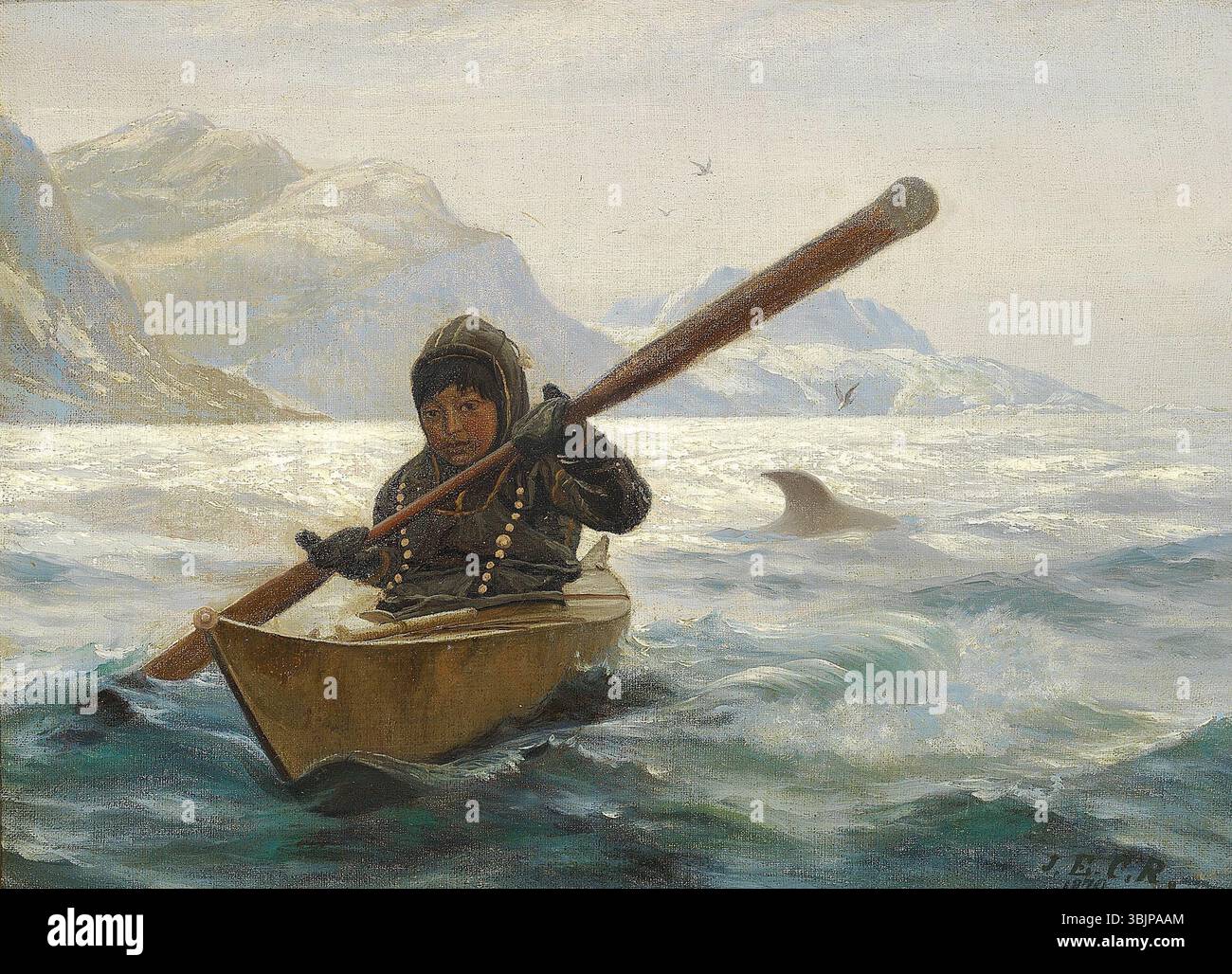 Inuit kayak hi-res stock photography and images - Alamy