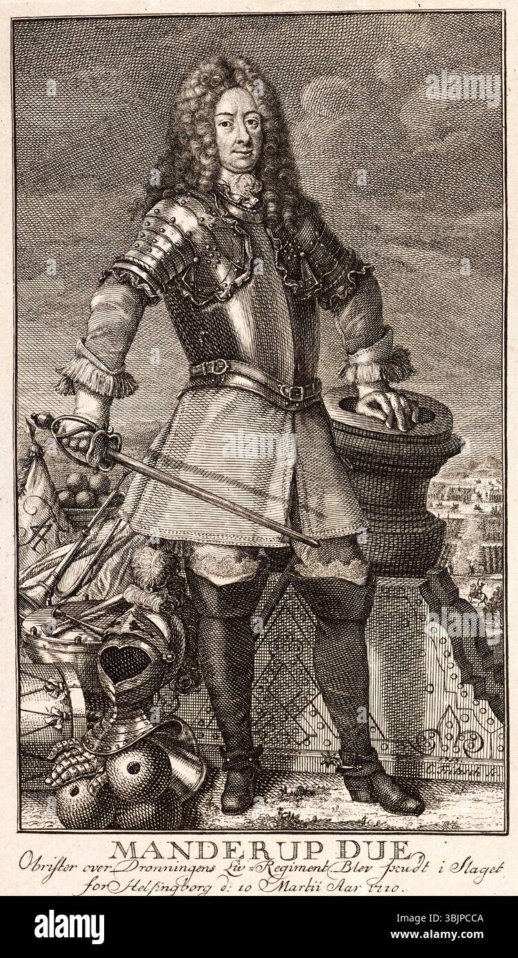 Danish Roles Christian Friedrich Fritzsch’s 1753 portrait of Manderup Due, a Danish ...