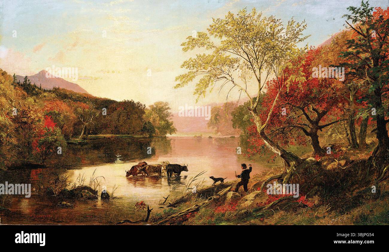 Jasper Francis Cropsey, Autumn Landscape, Sugar Loaf