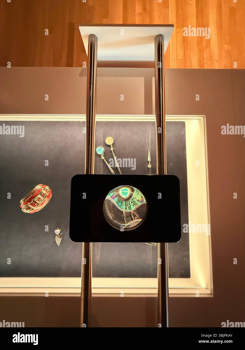 American Indian artwork at the Eiteljorg Museum, Indianapolis, Indiana, USA - Smartphone Captured Stock Image