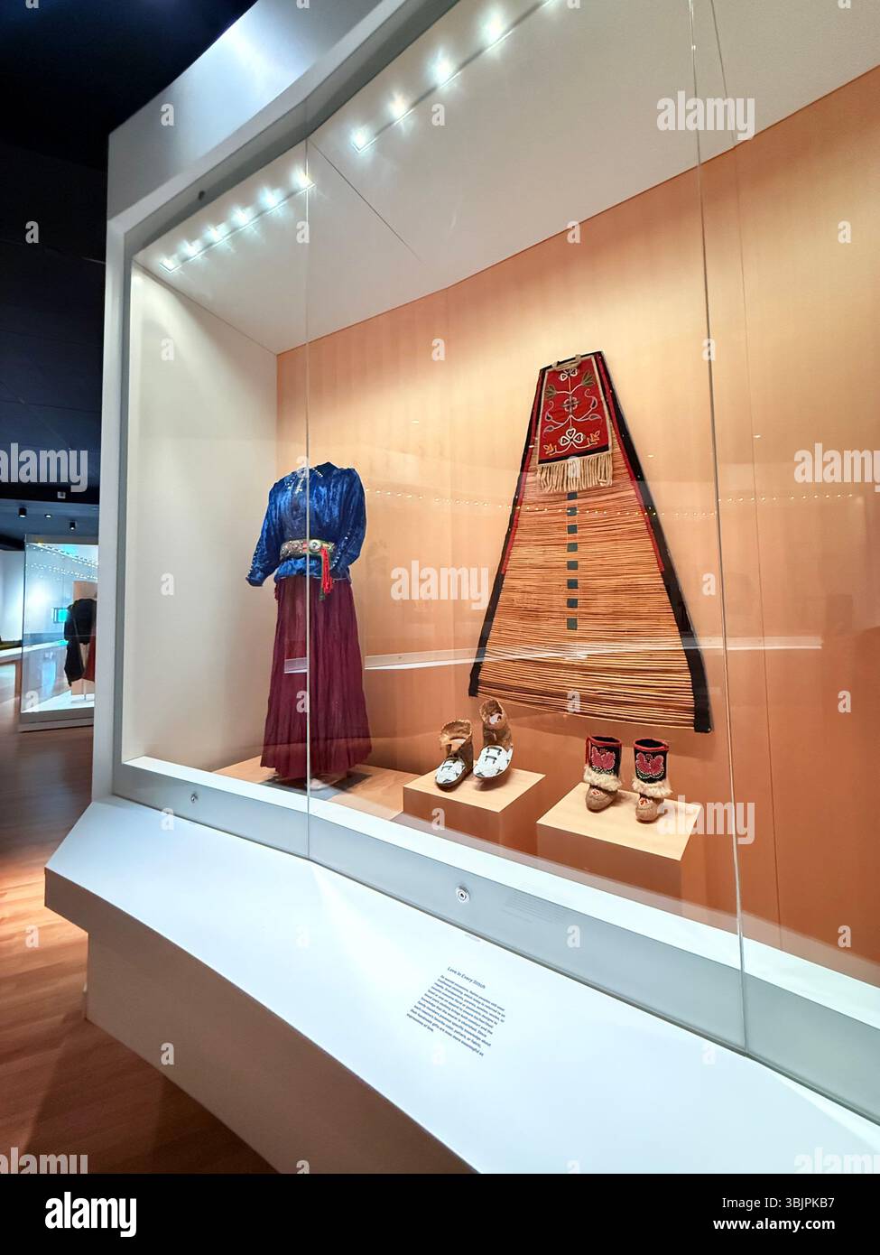 American Indian artwork at the Eiteljorg Museum, Indianapolis, Indiana, USA - Smartphone Captured Stock Image