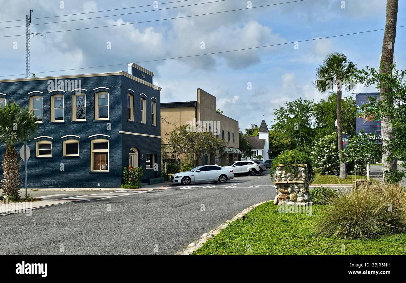 Downtown St Marys, Georgia - Smartphone Captured Stock Image