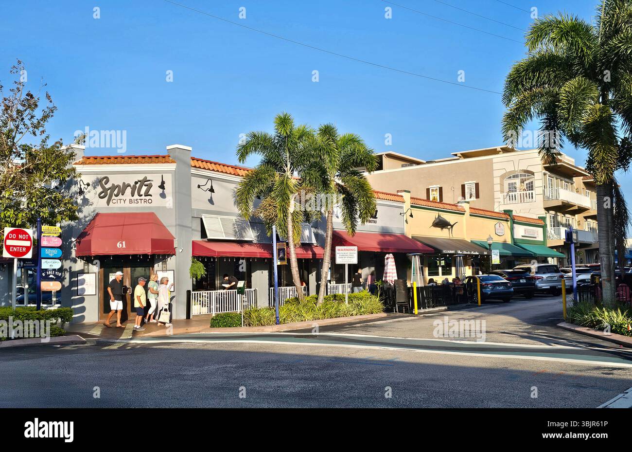 Downtown Stuart, Florida - Smartphone Captured Stock Image