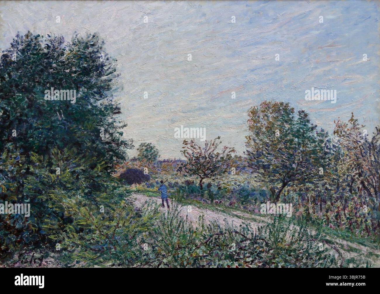 Alfred Sisley (1839 - 1899) - a la lisière du bois printemps 1885