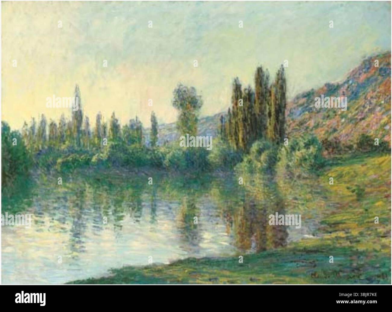 La Seine à Vétheuil (1881) Claude Monet (W 673 Stock Photo - Alamy