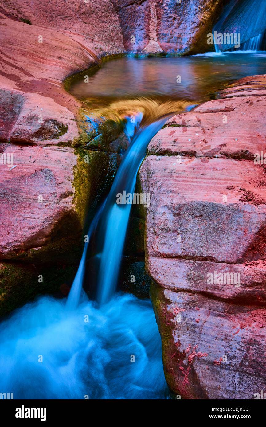 Kanarra falls waterfall motion hi-res stock photography and images - Alamy