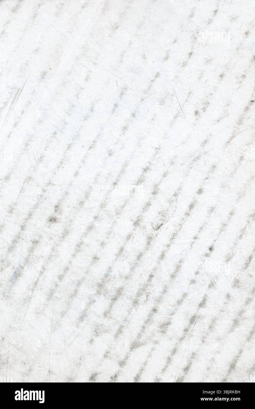 white corrugated cardboard texture useful as a background Stock Photo