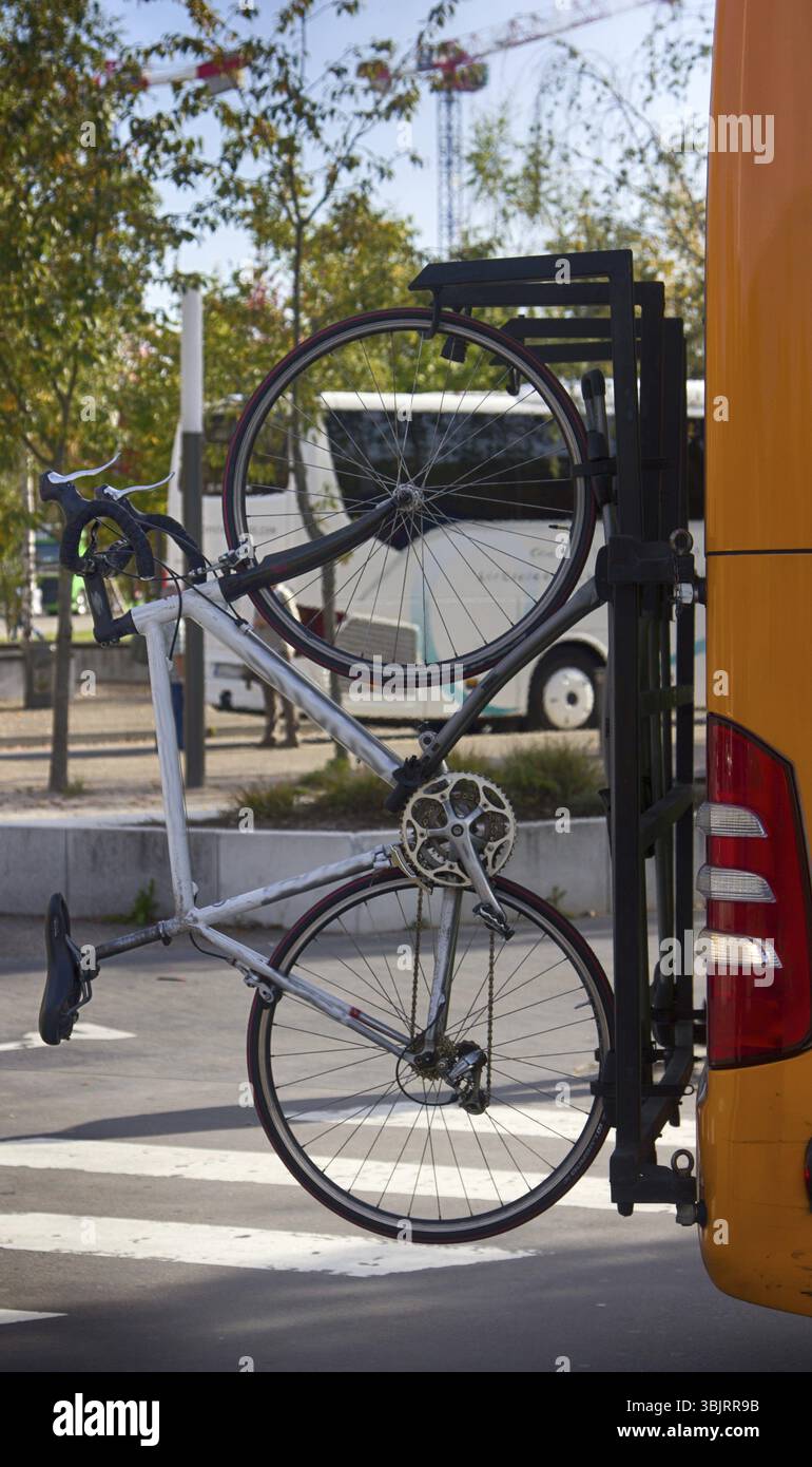 Urban Bicycle. Healthy transport, healthy lifestyle Stock Photo