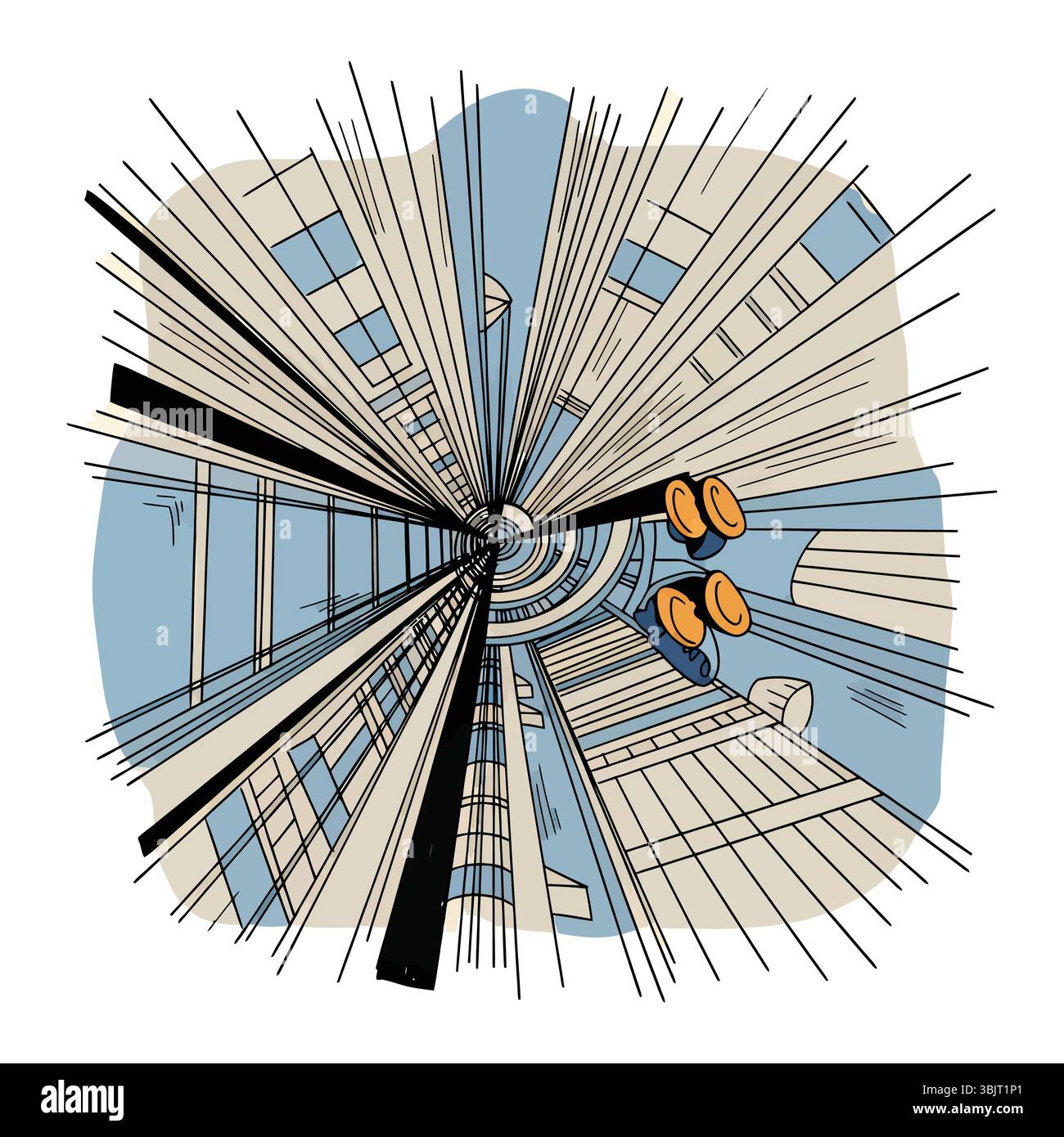 Birds eye view pattern Stock Vector Images - Alamy