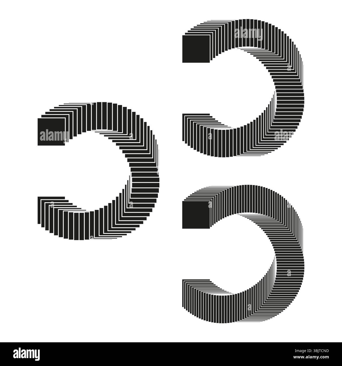 Thick curved arrows. Rotation direction vector. Bold contour symbol ...