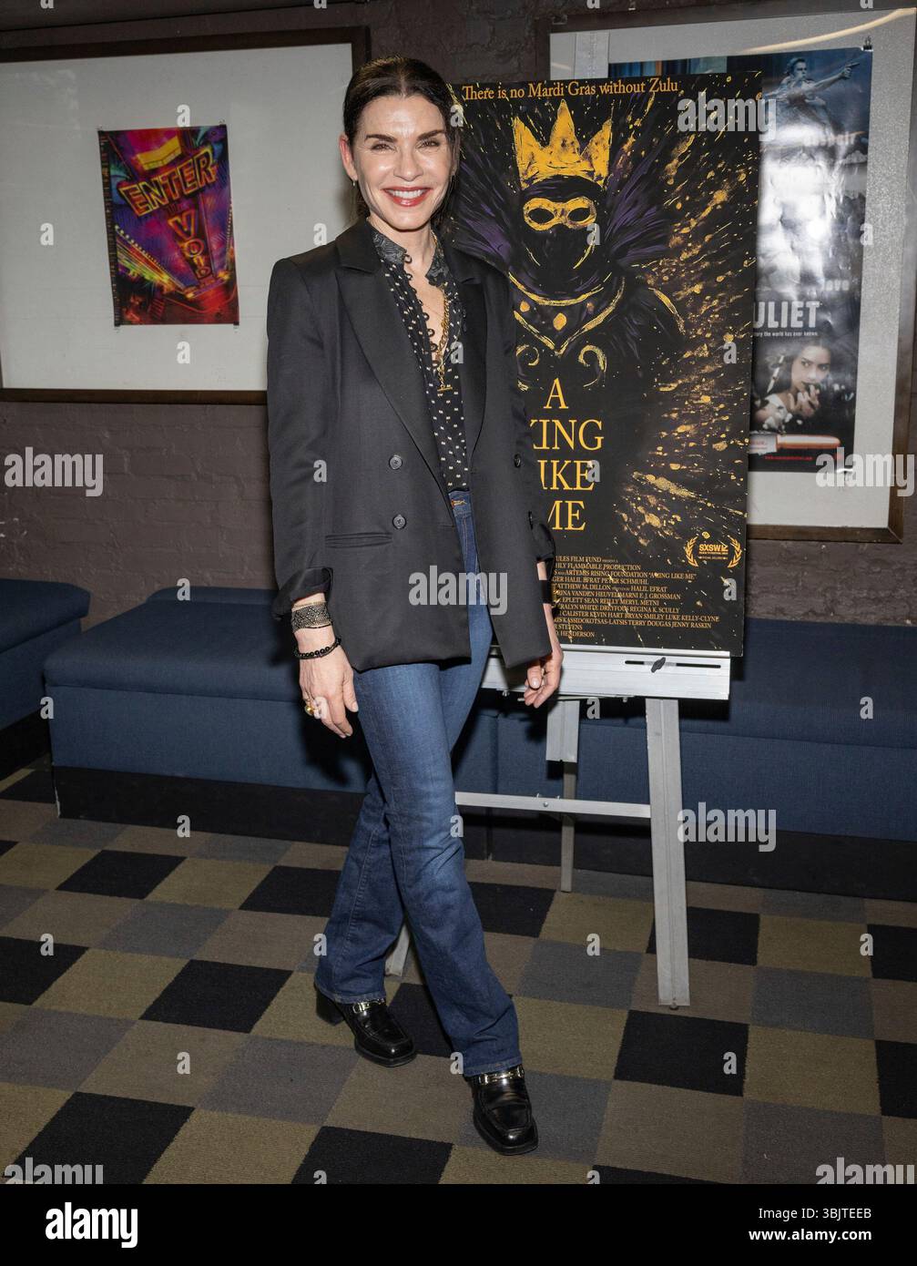 Julianna Margulies attends the premiere of Netflix's "A King Like Me