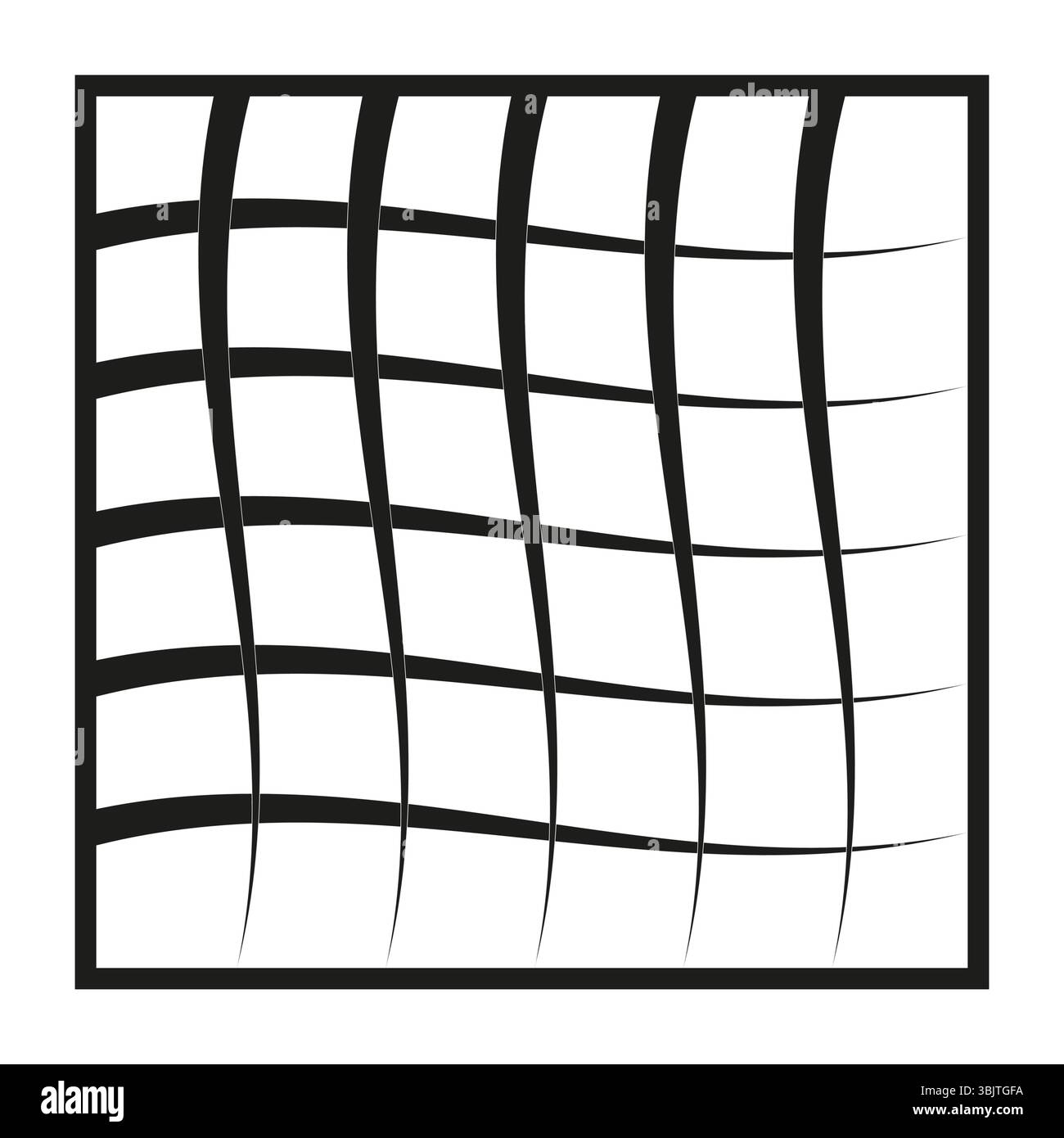 Grid structure icon. Checkered pattern symbol. Vector square layout ...