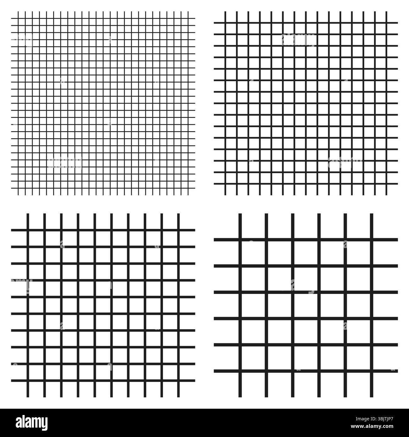 Geometric grid pattern. Abstract line mesh. Square tile texture. Vector background element. Stock Vector