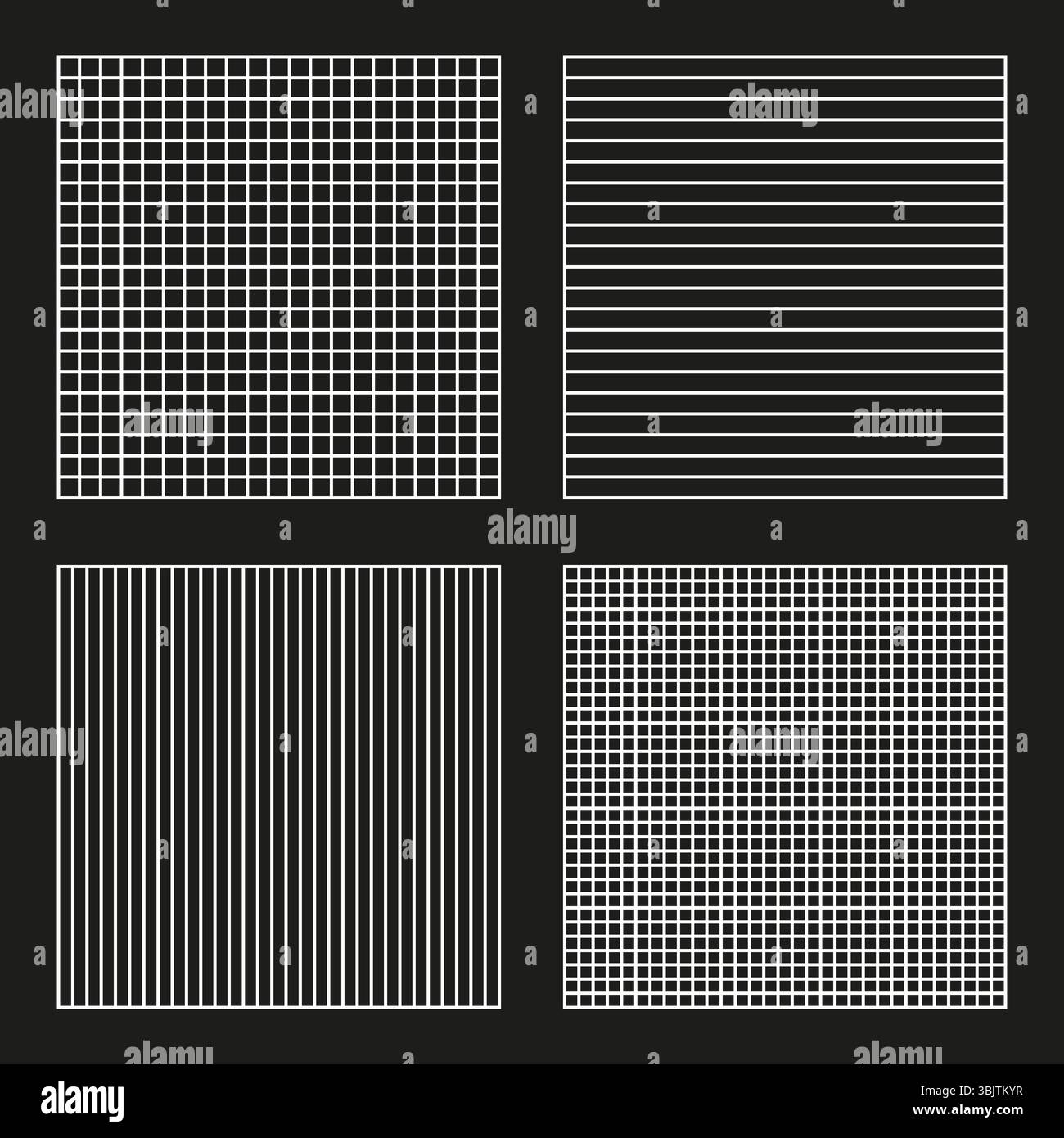 Square mesh lines. Thin grid pattern. Dark contrast background. Vector ...