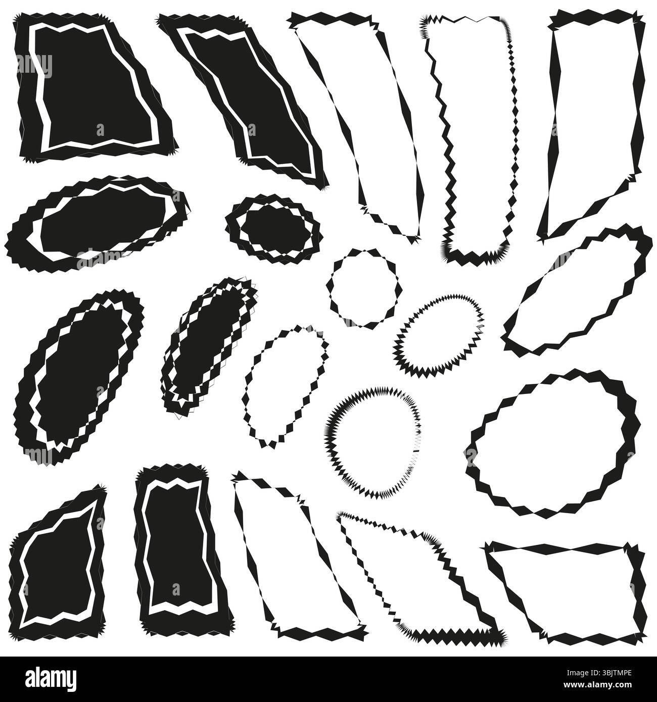 Blobby shape layout. Rounded abstract elements. Irregular vector design ...