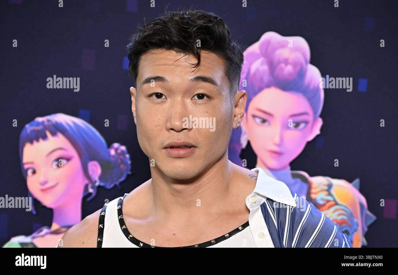 Joel Kim Booster arriving to Netflix’s “KPop Demon Hunters”special