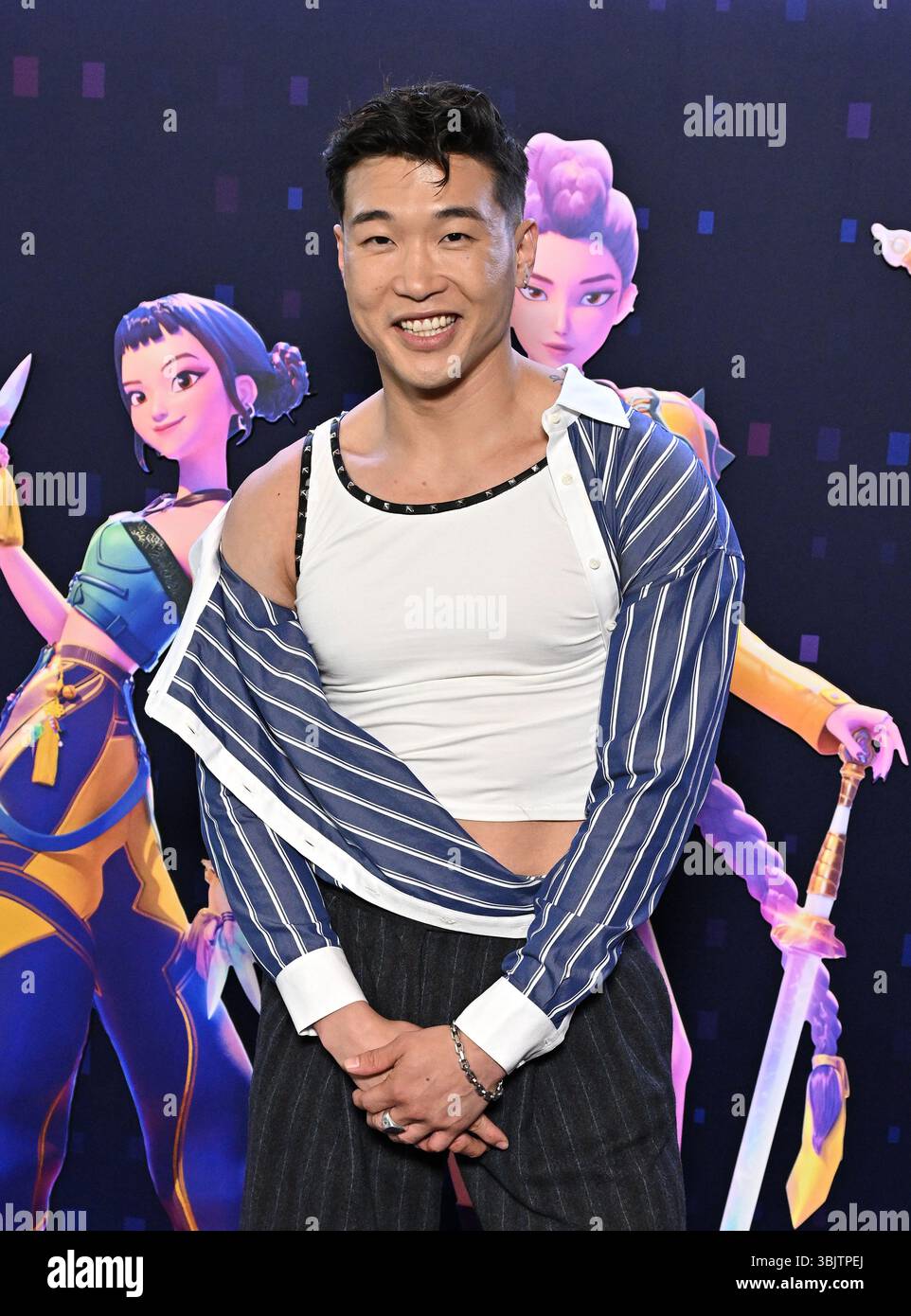 Joel Kim Booster arriving to Netflix’s “KPop Demon Hunters”special